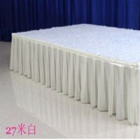 米白色 80厘米高|吸铁石舞台围裙边磁铁t台围裙t台围布围边会议桌裙婚庆帷幔道具