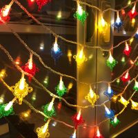 [彩中国结款] 20米200灯[插电款]|led彩灯小红灯笼中国结春节过年居家装饰用品灯串户外新年布置