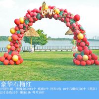 A款 10节杆(宽4m*高2.6m)|气球拱门结婚庆典场景布置室外装饰周年节庆店铺开业生日气球套装