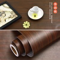 5米长[黑胡桃]升级防透底护膜 (厚)[30厘米宽]门框窗户贴|衣柜贴门贴纸自粘木纹墙纸桌面橱柜家具翻新防水防潮