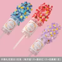 红蓝紫 6只装|派对礼花推推乐节日生日庆祝手推礼花婚礼礼花手持喷花筒小礼花