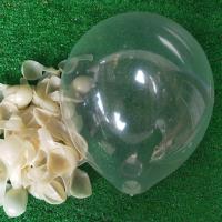 透明气球100个+气筒|12寸加厚.2.8克大号气球透明图案婚庆装饰用品乳胶气球地推小礼品