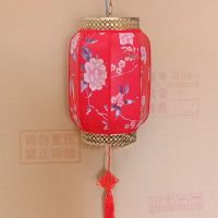 牡丹（加厚） 长50#灯笼|用户外防水灯笼室外大红古典广告仿古中式铁口酒店冬瓜圆形