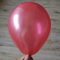 红色 500个装+气筒|气球1000个装彩色珠光气球开业活动场景布置ktv装饰用品