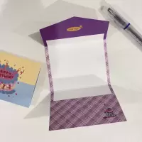 05#+06#|可爱折叠贺卡小熊生日蛋糕卡片ins风留言卡片