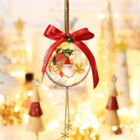 7CM圣诞球-魔法老人(含灯)|新款圣诞节礼品微景观挂件圣诞公司活动礼品挂饰圣诞精灵球