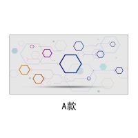 A款 45x60cm|磨砂静电现代简约几何窗户艺术方格玻璃贴办公室移门防透防晒贴膜