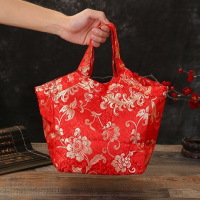 808吉祥凤尾扣子10-16万|结婚超大彩礼聘礼3万20w锦缎拉链手提包10万刺绣布艺大红包利是封