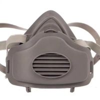 防尘面具一个|3200防尘口罩面具适用于3701过滤棉工业粉尘打磨煤矿喷漆电工电焊