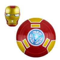 钢铁面具+声光盾|蜘蛛盾面具披风玩具剑发光发声儿童幼儿表演扮侠道具钢铁万圣节