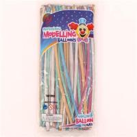 金属长条混装色1袋/50个 打结器|精品金属长条气球加厚防爆生日派对布置魔术场景装饰动物造型编制