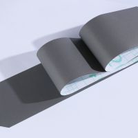 时尚亚光灰色 5CM宽度X5米长|自粘防水踢脚线墙贴纸客厅走廊瓷砖波导线贴纸门窗框装饰地脚线贴