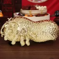金色花生|结婚用品 喜盆内配件 道具元宝 金鱼 花生 婚庆用品 新娘嫁妆道具
