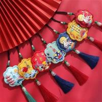 七色小鹿红香囊[礼盒+艾叶+绣绷|平安符刺绣手工自绣diy材料包护身平安福车挂饰荷包香囊送男朋友