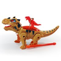 棕色|中秋节灯笼玩具带音乐男童手提发光电动塑料恐龙2021新款儿童花灯