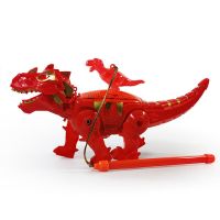 红色|中秋节灯笼玩具带音乐男童手提发光电动塑料恐龙2021新款儿童花灯