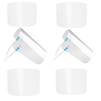 2幅镜架+6张镜片|炒菜防油烟防油溅防飞沫面罩女士全脸遮电焊面具做饭面部护脸神器