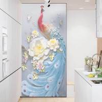 06款 宽30X高60|磨砂麋鹿门窗户玻璃贴纸透光不透明遮光贴膜浴室卫生间防窥防走光