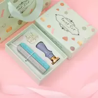绿色短盒-群青把柄|欧式复古火漆印章套装礼盒手账创意礼物哈利婚庆请柬信封封印