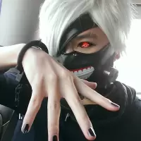 面具+眼罩+假发|10款 新品东京食种 东京食尸鬼面具 金木研cosplay面具 假发 口罩