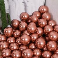 加厚铬红气球 10个气球（无赠品）|加厚金属气球亮片气球婚房布置用品生日派对布置浪漫网红开业装饰