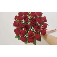 玫瑰款|新娘仿真玫瑰手捧花 结婚花球婚纱照拍摄道具 婚礼花束 婚庆用品