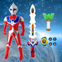 语音版迪加+剑+发射器+变身器 不配电池|奥特曼玩具卡片迪加儿童玩具男孩泰罗面具召唤器变身器小孩刀剑