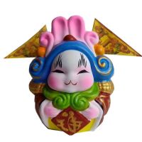 老北京兔爷创意礼物泥塑摆件传统兔儿爷景区旅游节庆纪念品