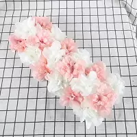米白加藕粉|婚庆大丽花排花绣球玫瑰花排拱门花t台花路引花婚礼道具用品