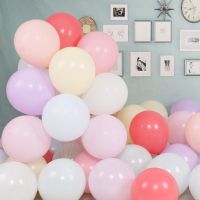 加厚马卡龙/混色100个 气筒+打结器+气球胶点|网红石榴宝石气球结婚新房布置婚庆用品生日派对圣诞节庆表白