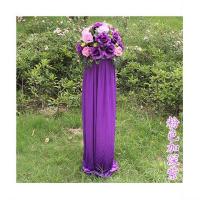 粉红加深紫|婚庆道具路引架子成品路引花柱升降成套路引活动开业花架花篮拱门