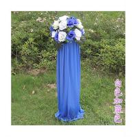 白色加蓝色|婚庆道具路引架子成品路引花柱升降成套路引活动开业花架花篮拱门