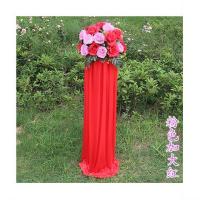 粉色加大红|婚庆道具路引架子成品路引花柱升降成套路引活动开业花架花篮拱门