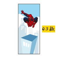 03款 0x0cm|玻璃贴膜移门贴纸美国队长超人蜘蛛侠卡通图案卧室儿童房门贴