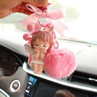 安妮粉毛球款盒装|创意网红安妮卡通可爱钥匙扣挂件汽车钥匙挂链挂饰圈女包包挂礼品
