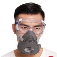 壹头戴式口罩+1付防尘眼镜|3200防尘口罩打磨装修工业粉尘搬运劳保面罩煤矿水泥电焊工地面具