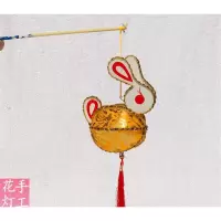 金色兔子|兔子灯笼手提古风卡通中秋节儿童花灯2021新款汉服道具创意中国风