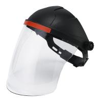 豪华黑顶白屏款|打农药防护面罩全脸防护面罩防护面具喷防药电焊打磨透明护脸面屏