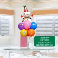 0.9米_圣诞雪人（桌飘）|圣诞节装饰品布置商场店铺桌飘创意摆件幼儿园主题地飘立柱气球树