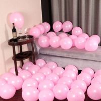 2.2克亚光粉色100个装*^ 气球送点胶彩带?_|加厚2.2g彩色气球儿童气球结婚生日派对气球开业气球套餐气球防