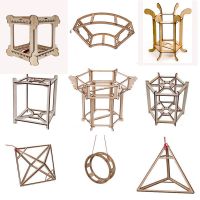 骨架展示|中秋节创意花草纸手提古风灯笼花灯幼儿园儿童 diy手工灯笼材料包