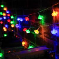 彩色灯笼 电池款5米30灯常亮【送电池】|led灯笼装饰灯新年房间装饰灯装扮闪灯中国结寝室宿舍挂灯节日灯