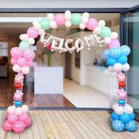 粉猪猪妹串拱门|六一儿童节大门布置装饰门口幼儿园61气氛会场活动装扮店铺气球