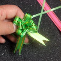 绿色 500个|迷你手拉花小号蝴蝶结结婚庆用品包装盒糖盒装饰拉花节日礼品彩带