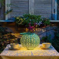 合美太阳能灯笼灯投影灯白天晒太阳天黑自动亮做旧蓝色温馨舒适1|合美太阳能灯笼灯投影灯白天晒太阳天黑自动亮做旧蓝色温馨舒适