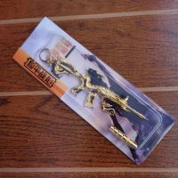 18cm-不可拆卸-五爪金龙 收藏商品送枪架|吃鸡挂件全套绝地和平求生枪模型套装五爪金龙m416钥匙扣书包挂饰