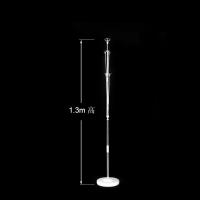 地飘高1.3米2节水晶管不带气球|气球桌飘支架路引地飘杆子开业婚庆布置道具落地加长立柱子托杆节