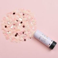 樱花粉 6支|手持小拉炮礼炮结婚生日节日年会开业毕业求婚派对用品礼花喷花筒