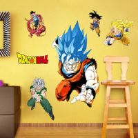 孙悟空B719 超大|3d立体卡通贴纸七龙珠特大孙悟空墙纸自粘门贴墙贴装饰儿童房包