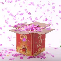 花束+花瓣(喜庆包装) 8连发(高38厘米)|婚庆用品大全婚礼礼炮喷花筒彩带礼泡筒彩花筒结婚庆典开业礼花筒